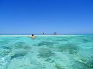 Blue lagoon taxi-boat