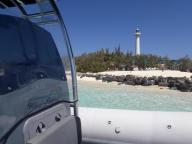 Blue lagoon taxi-boat